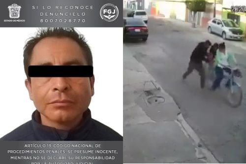 Video: Procesan a sujeto que quiso robarse a adolescente en Ecatepec